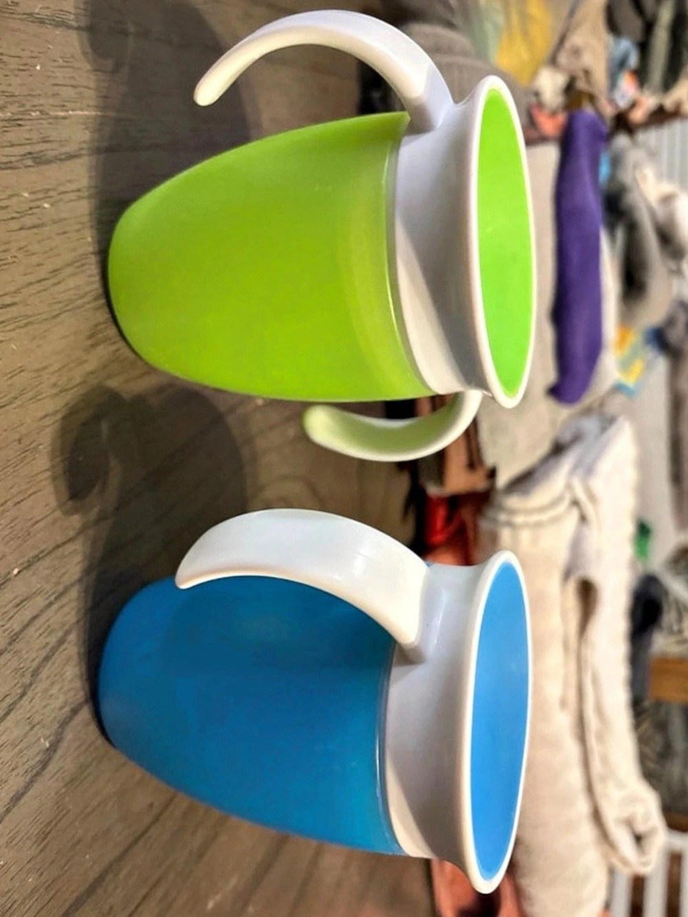 Munchkin Miracle 360 Trainer Cup with Handles Green & Blue Set of 2